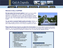 Tablet Screenshot of callacaptain.com